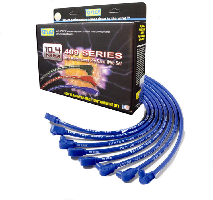 Taylor Cable 79628 409 Spiro-Pro 10.4mm Ignition Wire Set - Truck Part Superstore