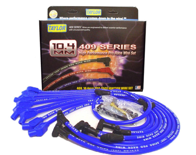Taylor Cable 79666 409 Spiro-Pro 10.4mm Ignition Wire Set - Truck Part Superstore