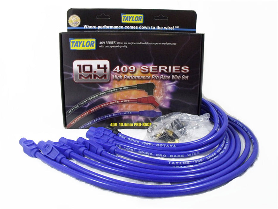 Taylor Cable 79668 409 Spiro-Pro 10.4mm Ignition Wire Set - Truck Part Superstore