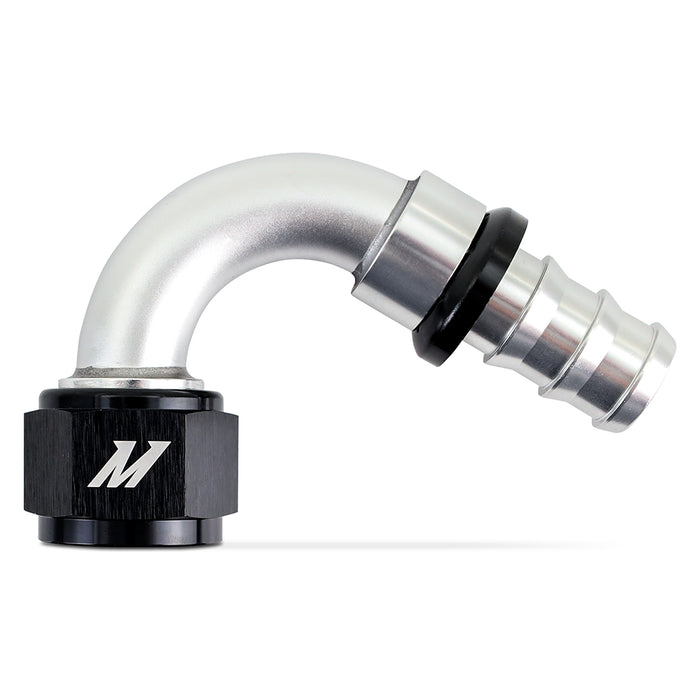 Mishimoto MMFT-PL-12120 Mishimoto Push-Lock Fitting, -12AN, 120-Degree - Truck Part Superstore