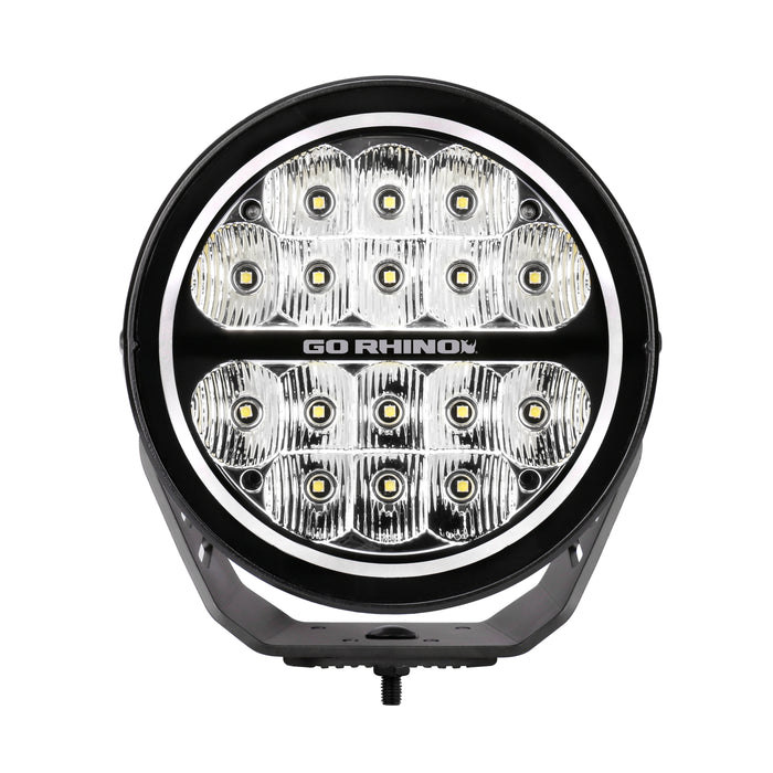Go Rhino 750800711SRS Available in 9” and 7” diameters both with daytime running ligh trings included. - Truck Part Superstore
