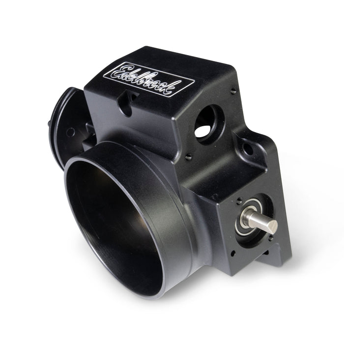Edelbrock 39703 Edelbrock Victor LS Series 90mm Throttle Body, Black - Truck Part Superstore
