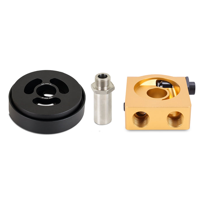 Mishimoto MMOCA-BRZ-13T Thermostatic Oil Sandwich Plate Adapter, 2013+ Subaru BRZ/Toyota 86/Scion FRS - Truck Part Superstore