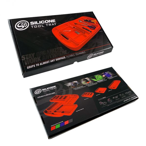 S&B 80-1001-BKJF Tool Tray Silicone 3 Piece Set Color Red S&B - Truck Part Superstore