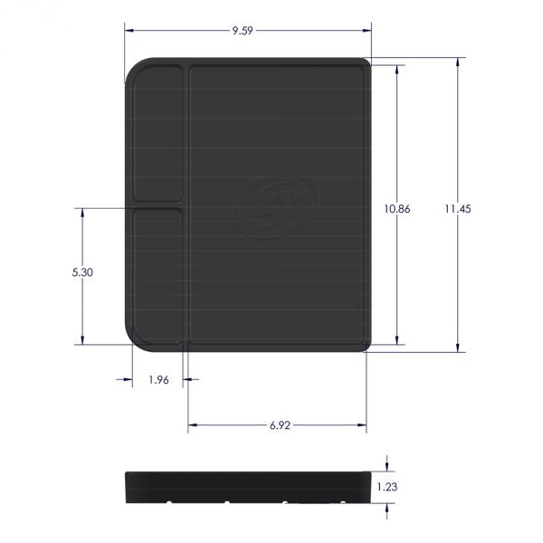 S&B 80-1003M-BKJF Tool Tray Silicone Medium Color Pink S&B - Truck Part Superstore