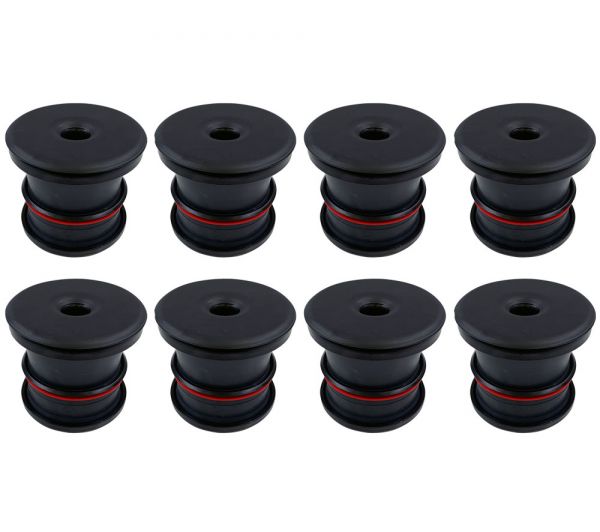 S&B 81-1003-BKJF Silicone Body Mount Kit For 08-16 Ford F-250/F-350 Powerstroke 6.4L/6.7L Crew Cab 8 Pc S&B - Truck Part Superstore