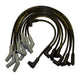 Taylor Cable 82002 ThunderVolt 8.2mm Ignition Wire Set; Spiro-Wound; Custom Fit; 135 deg.; Black; - Truck Part Superstore