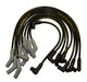 Taylor Cable 82002 ThunderVolt 8.2mm Ignition Wire Set; Spiro-Wound; Custom Fit; 135 deg.; Black; - Truck Part Superstore