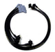 Taylor Cable 82017 ThunderVolt 8.2mm Ignition Wire Set; Spiro-Wound; Custom Fit; 115 deg.; Black; - Truck Part Superstore