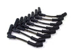Taylor Cable 82044 ThunderVolt 8.2mm Ignition Wire Set; Black; Stock; 9.5 in.; OE Spark Plug Boot; - Truck Part Superstore