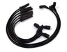 Taylor Cable 82048 ThunderVolt 8.2mm Ignition Wire Set; Black; Stock; 9.5 in.; OE Spark Plug Boot; - Truck Part Superstore