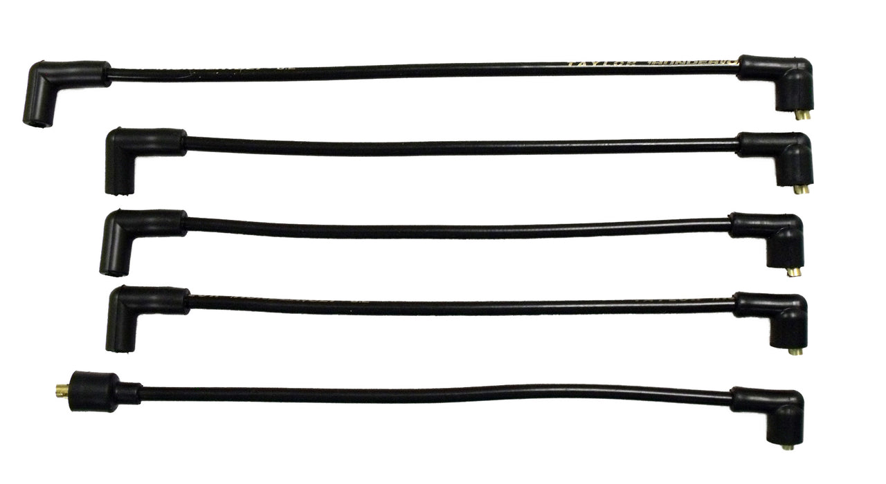 Taylor Cable 82097 ThunderVolt 8.2mm Ignition Wire Set; Spiro-Wound; Custom Fit; 6 cyl.; Black; - Truck Part Superstore