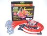 Taylor Cable 82202 ThunderVolt 8.2mm Ignition Wire Set; Spiro-Wound; Custom Fit; 135 deg.; Red; - Truck Part Superstore