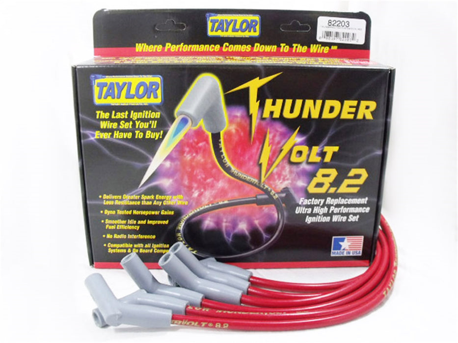 Taylor Cable 82203 ThunderVolt 8.2mm Ignition Wire Set - Truck Part Superstore