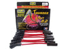 Taylor Cable 82205 ThunderVolt 8.2mm Ignition Wire Set; Red; Stock; 11.75 in.; 180 Deg. Plug Boot; - Truck Part Superstore