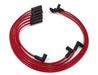 Taylor Cable 82206 ThunderVolt 8.2mm Ignition Wire Set; Red; Stock; 11.75 in.; 180 Deg. Plug Boot; - Truck Part Superstore