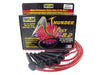 Taylor Cable 82207 ThunderVolt 8.2mm Ignition Wire Set; Spiro-Wound; Custom Fit; 90 deg.; Red; - Truck Part Superstore