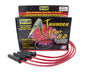 Taylor Cable 82212 ThunderVolt 8.2mm Ignition Wire Set; Red; Stock; 11.75 in.; 180 Deg. Plug Boot; - Truck Part Superstore