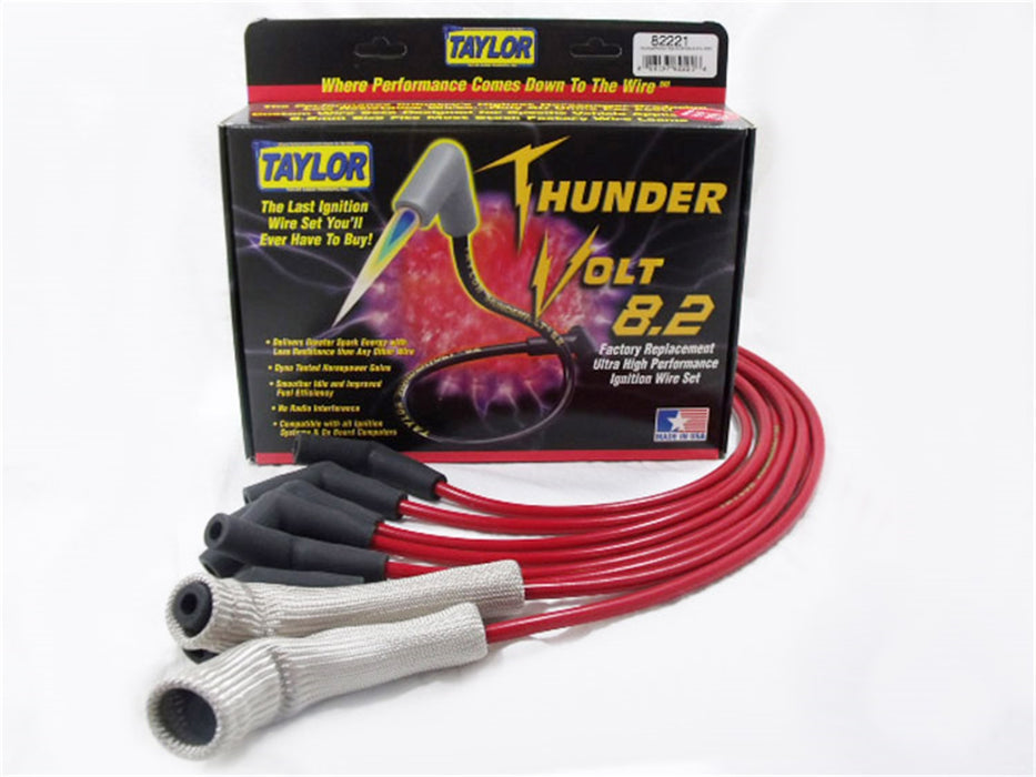Taylor Cable 82221 ThunderVolt 8.2mm Ignition Wire Set - Truck Part Superstore