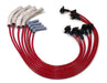 Taylor Cable 82223 ThunderVolt 8.2mm Ignition Wire Set; Red; Stock; 9.5 in.; OE Spark Plug Boot; - Truck Part Superstore