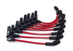 Taylor Cable 82225 ThunderVolt 8.2mm Ignition Wire Set; Red; Stock; 9.5 in.; OE Spark Plug Boot; - Truck Part Superstore