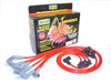 Taylor Cable 82240 ThunderVolt 8.2mm Ignition Wire Set; Spiro-Wound; Custom Fit; 135 deg.; Red; - Truck Part Superstore