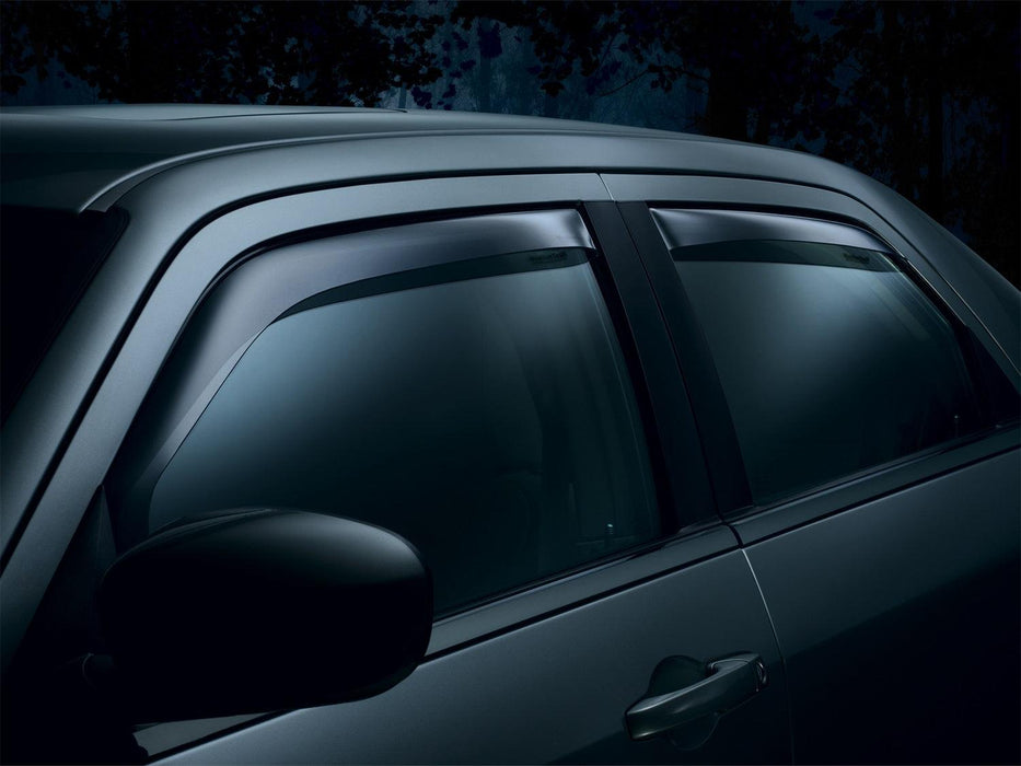 Weathertech 82541 Front&ampRear Side Window Deflectors, Dark Smoke - Truck Part Superstore