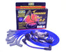 Taylor Cable 82602 ThunderVolt 8.2mm Ignition Wire Set; Spiro-Wound; Custom Fit; 135 deg.; Blue; - Truck Part Superstore
