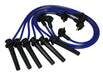 Taylor Cable 82605 ThunderVolt 8.2mm Ignition Wire Set; Blue; Stock; 11.75 in.; 180 Deg. Plug Boot; - Truck Part Superstore