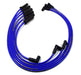 Taylor Cable 82606 ThunderVolt 8.2mm Ignition Wire Set; Blue; Stock; 11.75 in.; 180 Deg. Plug Boot; - Truck Part Superstore
