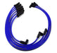 Taylor Cable 82606 ThunderVolt 8.2mm Ignition Wire Set; Blue; Stock; 11.75 in.; 180 Deg. Plug Boot; - Truck Part Superstore
