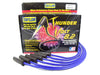 Taylor Cable 82610 ThunderVolt 8.2mm Ignition Wire Set; Blue; Stock; 11.75 in.; 180 Deg. Plug Boot; - Truck Part Superstore