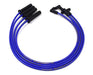 Taylor Cable 82611 ThunderVolt 8.2mm Ignition Wire Set; Blue; Stock; 11.75 in.; 180 Deg. Plug Boot; - Truck Part Superstore