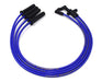 Taylor Cable 82611 ThunderVolt 8.2mm Ignition Wire Set; Blue; Stock; 11.75 in.; 180 Deg. Plug Boot; - Truck Part Superstore