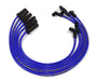 Taylor Cable 82613 ThunderVolt 8.2mm Ignition Wire Set; Blue; Stock; 11.75 in.; 180 Deg. Plug Boot; - Truck Part Superstore
