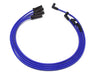 Taylor Cable 82628 ThunderVolt 8.2mm Ignition Wire Set; Blue; Stock; 11.75 in.; 180 Deg. Plug Boot; - Truck Part Superstore