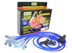 Taylor Cable 82638 ThunderVolt 8.2mm Ignition Wire Set; Spiro-Wound; Custom Fit; 135 deg.; Blue; - Truck Part Superstore