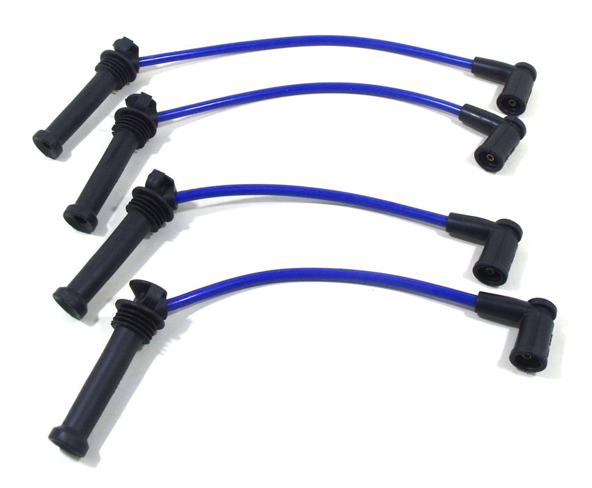 Taylor Cable 82639 ThunderVolt 8.2mm Ignition Wire Set; Blue; Stock; 9.5 in.; OE Spark Plug Boot; - Truck Part Superstore