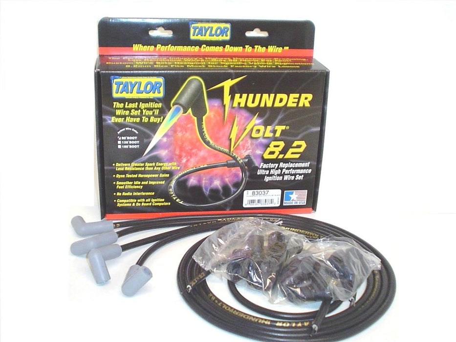 Taylor Cable 83037 ThunderVolt 8.2mm Ignition Wire Set - Truck Part Superstore