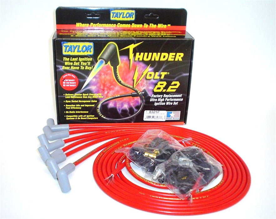 Taylor Cable 83247 ThunderVolt 8.2mm Ignition Wire Set - Truck Part Superstore