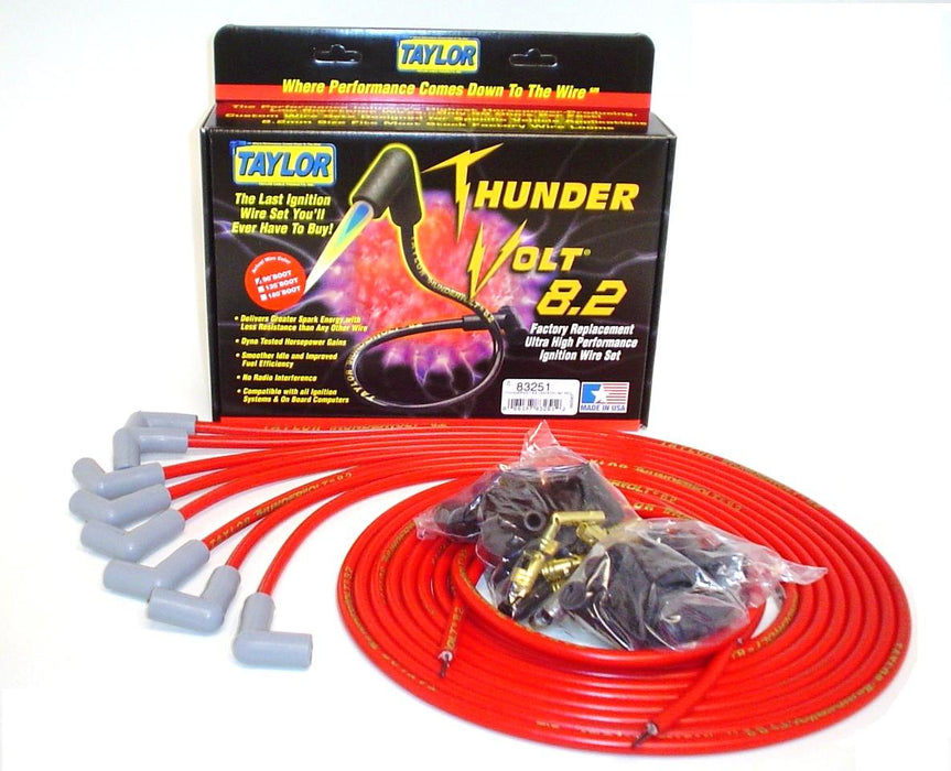 Taylor Cable 83251 ThunderVolt 8.2mm Ignition Wire Set - Truck Part Superstore