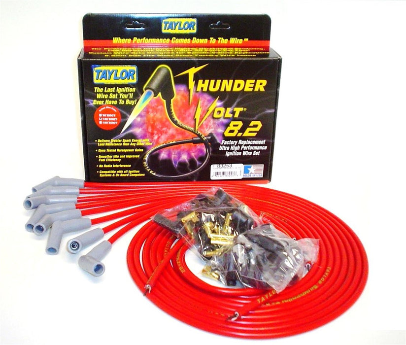Taylor Cable 83253 ThunderVolt 8.2mm Ignition Wire Set - Truck Part Superstore