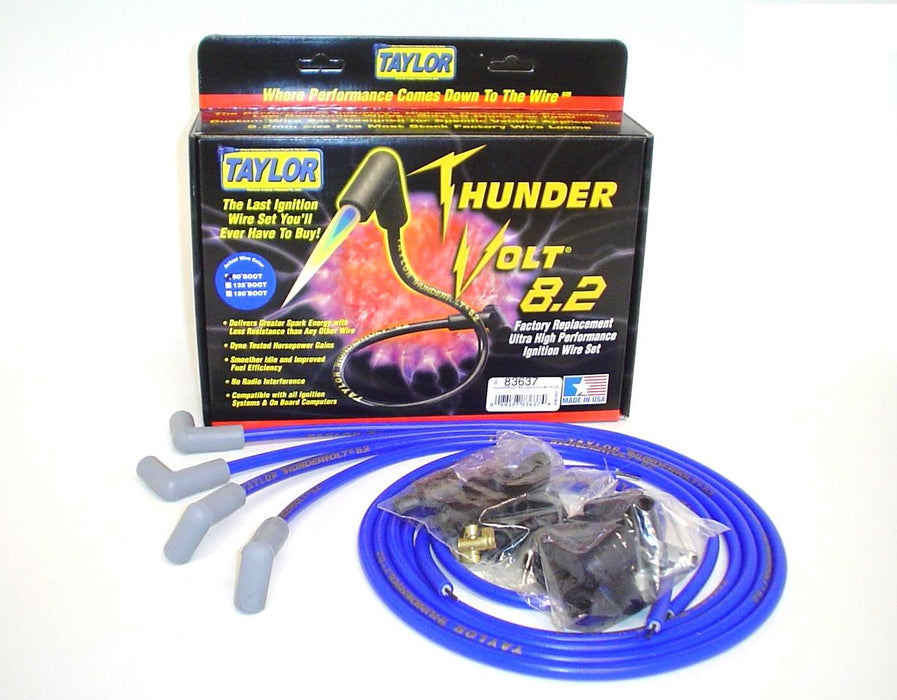 Taylor Cable 83637 ThunderVolt 8.2mm Ignition Wire Set - Truck Part Superstore