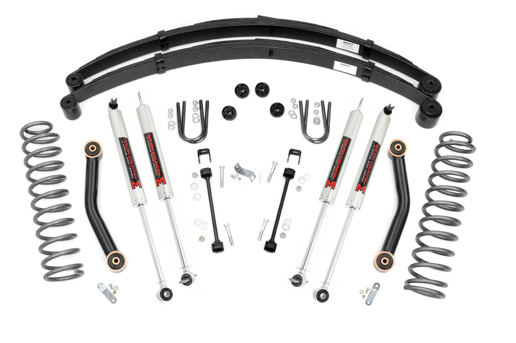 Rough Country 63340 4.5 Inch Lift Kit - M1 - RR springs - Jeep Cherokee XJ (84-01) - Truck Part Superstore
