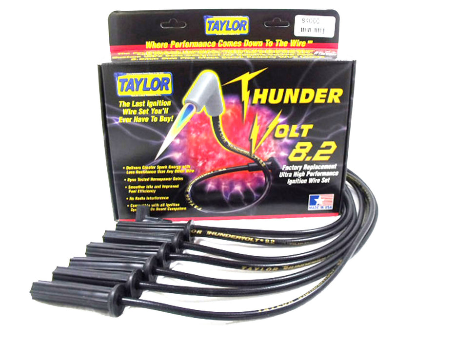 Taylor Cable 84000 ThunderVolt 8.2mm Ignition Wire Set - Truck Part Superstore