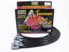 Taylor Cable 84001 ThunderVolt 8.2mm Ignition Wire Set; Spiro-Wound; Custom Fit; 90 deg.; Black; - Truck Part Superstore