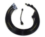 Taylor Cable 84005 ThunderVolt 8.2mm Ignition Wire Set; Spiro-Wound; Custom Fit; 90 deg.; Black; - Truck Part Superstore
