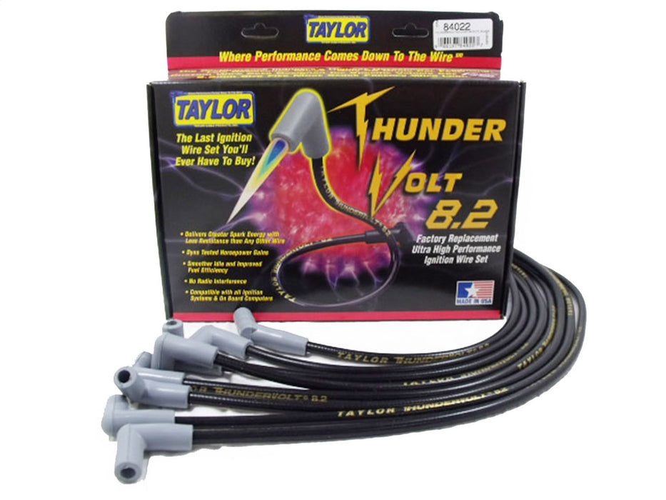 Taylor Cable 84022 ThunderVolt 8.2mm Ignition Wire Set - Truck Part Superstore