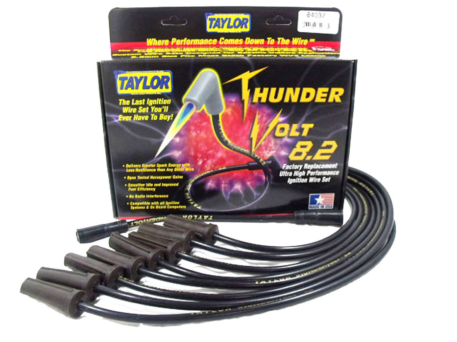 Taylor Cable 84037 ThunderVolt 8.2mm Ignition Wire Set - Truck Part Superstore