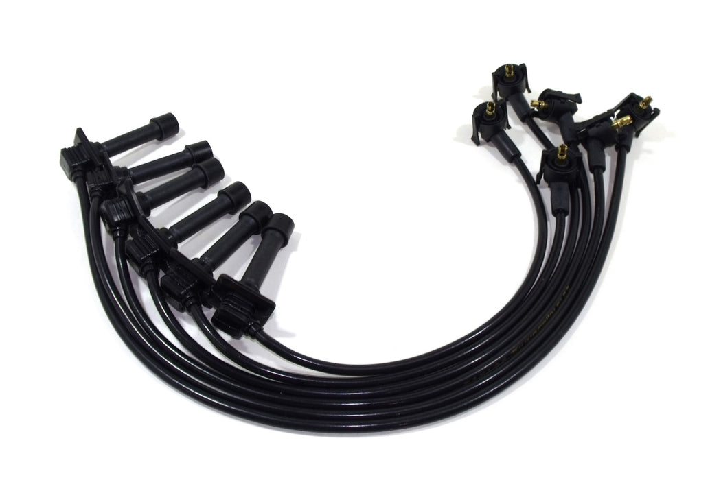 Taylor Cable 84068 ThunderVolt 8.2mm Ignition Wire Set; Black; Stock; 9.5 in.; OE Spark Plug Boot; - Truck Part Superstore